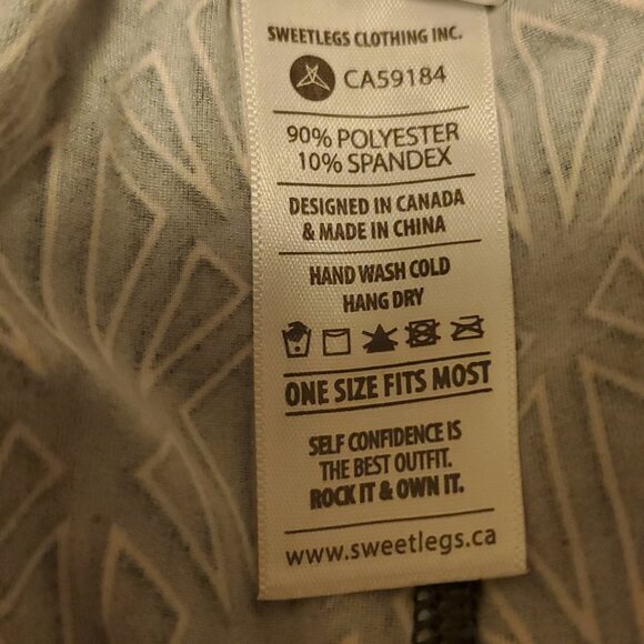 SweetLegs Women's Leggings 2 Pairs One Size Very Soft - Picture 4 of 12